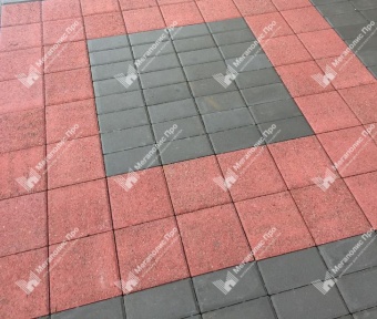 Брусчатка Прямоугольник 100х200х60 мм - Braer серый, BRAER