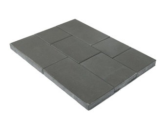 Тротуарная плитка Braer Триада Серый толщина 60