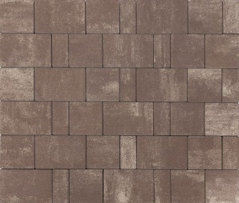 Тротуарная плитка Braer Ландхаус Color Mix Эверест толщина 80