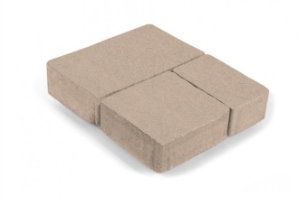 Тротуарная плитка Нобетек Старый город 1СГ5ф Песочная