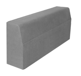 Бордюрный камень магистральный 342 Механический завод 1000х300х180 Серый