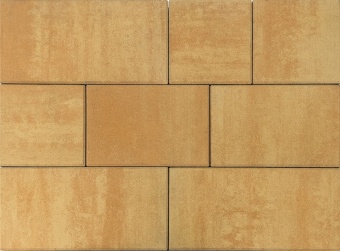 Тротуарная плитка Braer Триада Color Mix Сахара толщина 60