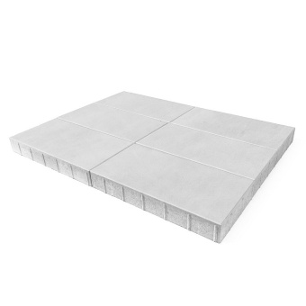 Тротуарная плитка Braer Сити Белый толщина 80