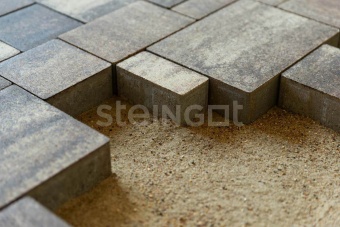 Тротуарная плитка Steingot Бавария Колор Микс Штайн Браун частичный прокрас