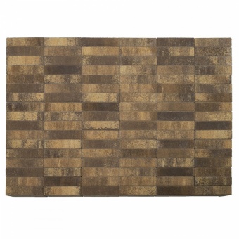 Тротуарная плитка Braer Паркет Колор микс Каштан толщина 60