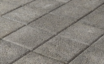 Тротуарная плитка Braer Сити гранит на сером толщина 80