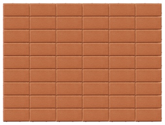 Брусчатка Лидер 40 Прямоугольник 200х100х60 мм Оранжевый, Лидер 40