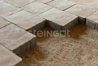 Тротуарная плитка Steingot Старый Город 60 Колор Микс Травертин частичный прокрас