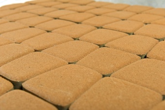 Тротуарная плитка Braer Классико круговая Янтарный