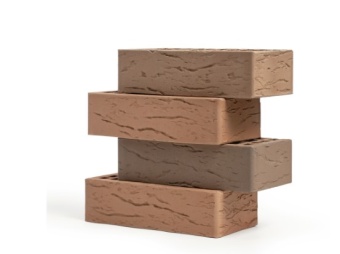 Облицовочный кирпич Volgabrick Нева пустотелый рустик 1 НФ