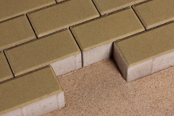 Брусчатка 342 механический завод Прямоугольник 200х100х80 мм Оливковый, 342 МЗ