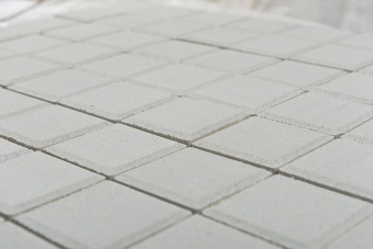 Тротуарная плитка Braer Лувр Белый 100x100x60