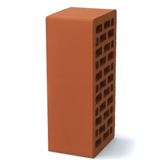 Облицовочный кирпич КРАСНЫЙ гладкий 1,4 NF BRAER