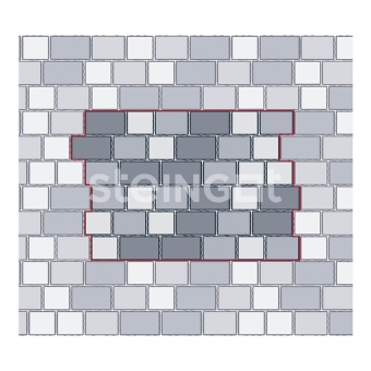 Тротуарная плитка Steingot Новый Город серии Премиум Caramello 80 мм