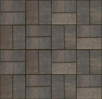 Брусчатка 342 механический завод Прямоугольник ColorMix 200х100х60 мм Арабика, 342 МЗ