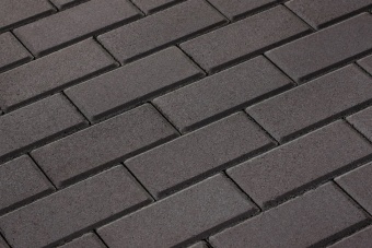 Брусчатка 342 Механический завод Прямоугольник 200х100х60 Черный