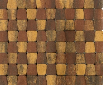 Тротуарная плитка Braer Классико круговая Color Mix Тип 3 Мальва