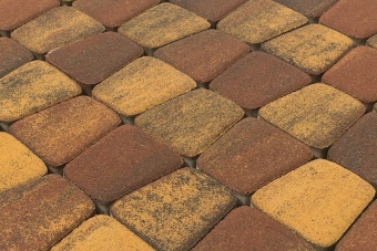 Тротуарная плитка Braer Классико круговая Color Mix Тип 3 Мальва