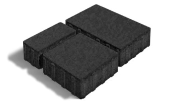 Тротуарная плитка 342 Механический завод Новый город Классик 80 Черный