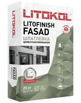 Шпаклевка LITOFINISH FASAD, LITOKOL