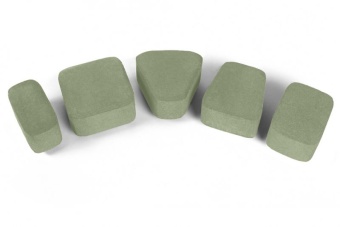 Тротуарная плитка Нобетек Классика 1КЛ6ф Зеленая 60мм