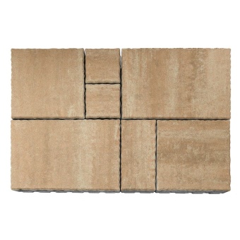 Тротуарная плитка Braer Патио Color Mix Плато толщина 60