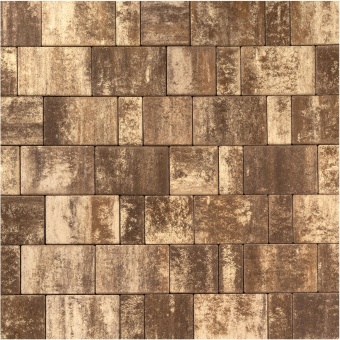 Тротуарная плитка 342 Механический завод Новый город Классик 80 Колор Микс Невада