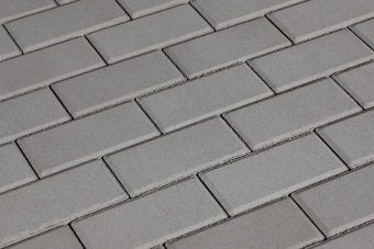 Брусчатка 342 механический завод Прямоугольник 200х100х80 мм Серый, 342 МЗ