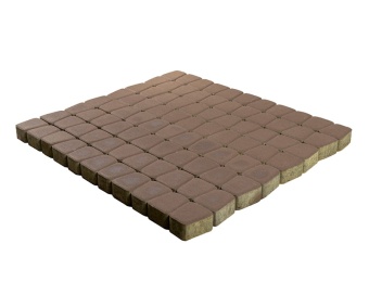 Тротуарная плитка Braer Классико круговая Коричневый