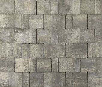 Тротуарная плитка Braer Ландхаус Color Mix Туман толщина 80