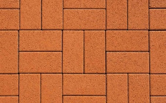 Брусчатка Выбор Ла-Линия 2.П.8 80 мм. Оранжевый Гранит, ГК Выбор