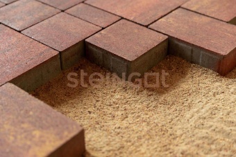 Тротуарная плитка Steingot Бавария Колор Микс Терракота №2 частичный прокрас