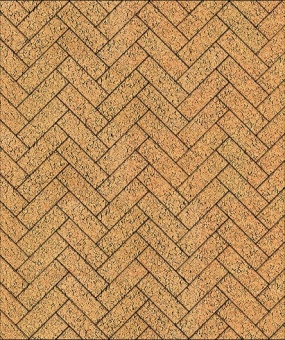 Тротуарная плитка 342 Механический завод Паркет 240х80х60 Колор Микс Каракум