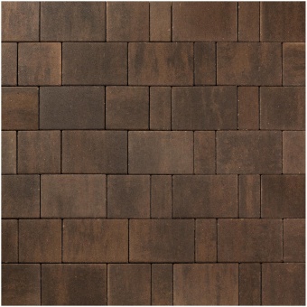 Тротуарная плитка 342 Механический завод Новый город Классик 80 Колор Микс Арабика