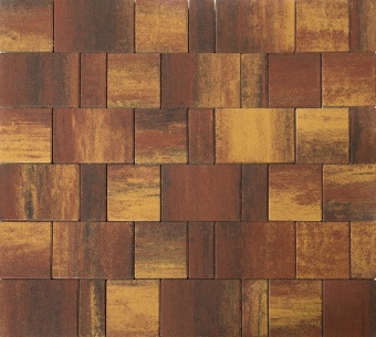 Тротуарная плитка Braer Ландхаус Color Mix Мальва толщина 60