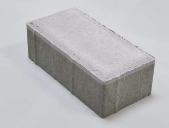 Брусчатка Лидер 40 Прямоугольник 200х100х60 мм Светло-серый, Лидер 40