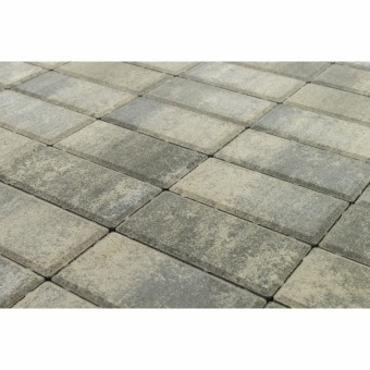 Тротуарная плитка Braer Прямоугольник Колор микс Туман толщина 40 мм