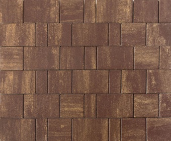 Тротуарная плитка Braer Ландхаус Color Mix Мускат толщина 80