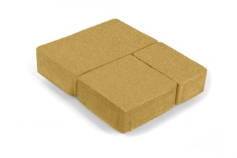 Тротуарная плитка Нобетек Старый город 1СГ5ф Желтая