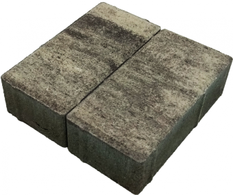 Брусчатка Лидер 40 Прямоугольник 200х100х60мм Color Mix Опал, Лидер 40