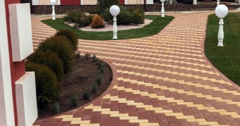 Брусчатка Прямоугольник 100х200х60 мм - Braer песочный, BRAER