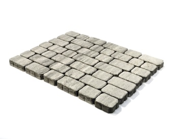 Тротуарная плитка Braer Ривьера Color Mix Тип 7 Туман толщина 60