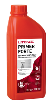 Грунт-концентрат глубокого проникновения PRIMER FORTE, LITOKOL