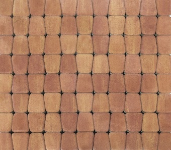 Тротуарная плитка Braer Классико круговая Color Mix Тип 10 Рассвет