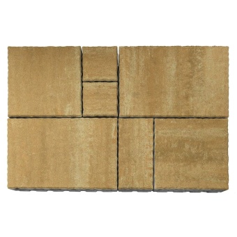 Тротуарная плитка Braer Патио Color Mix Саванна толщина 60