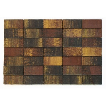 Тротуарная плитка Braer Прямоугольник Color Mix Мальва 200х100х60