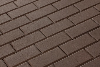 Брусчатка 342 механический завод Прямоугольник 200х100х80 мм Коричневый, 342 МЗ