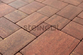 Тротуарная плитка Steingot Бавария Колор Микс Терракота №2 частичный прокрас
