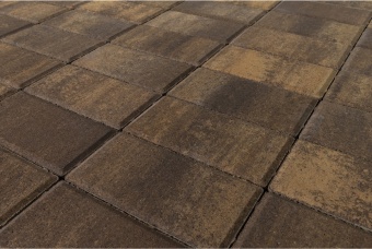 Брусчатка Braer Прямоугольник ColorMix 200х100х60мм цвет Каштан, BRAER