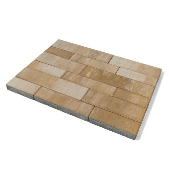 Тротуарная плитка Braer Домино Color Mix Плато толщина 60